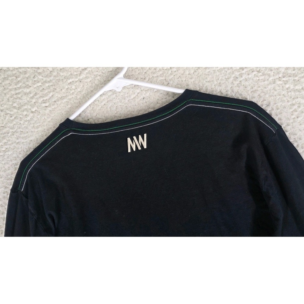 Indian Motorcycle T-Shirt Mens L Long Sleeve Black Organic Cotton USA Made - Picture 11 of 13